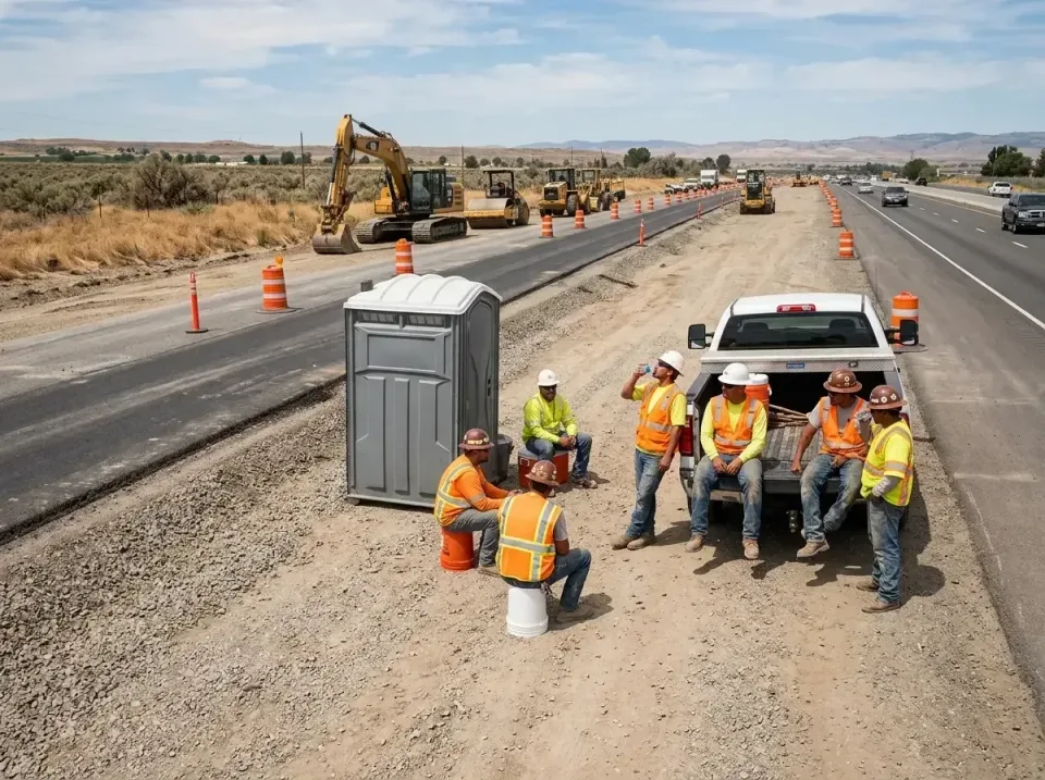 highway-road-construction-crew-007 — frequently asked questions, Porta Potty and Restroom Rentals in Richwood, WV